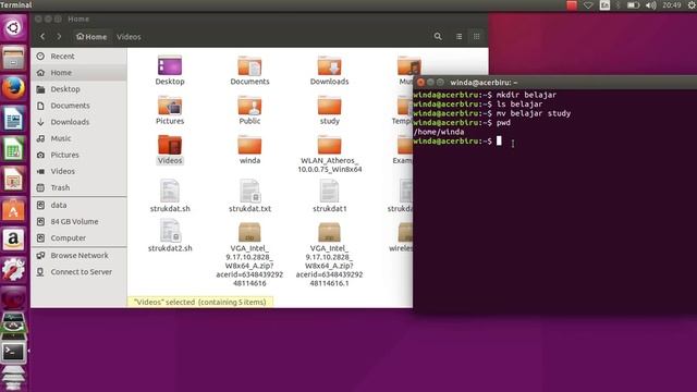 Tugas Praktikum 5 Sistem Operasi : Manajemen file di Linux смотреть онлайн