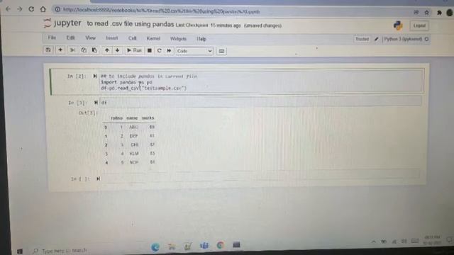 Python with Data Science-To read .CSV file using pandas смотреть онлайн