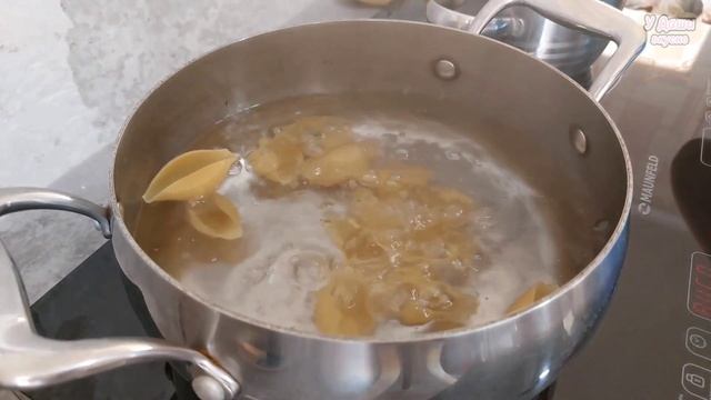 Паста с форелью и шпинатом - простой и быстрый рецепт вкусного ужина смотреть онлайн