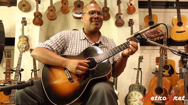 SOUND CHECK // Jerron "Blindboy" Paxton Plays Our 1938 Washburn Model 5246 Made By Gibson смотреть онлайн