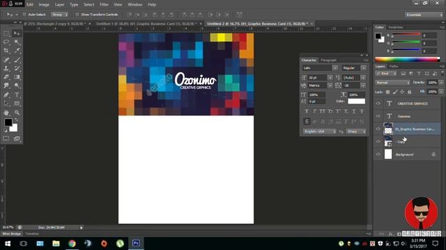 Premium Visiting Card With Rectangle Tool - Bangla Photoshop Tutorial #3 смотреть онлайн