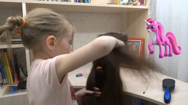 Красивая прическа. Быстрая прическа. Красивая коса. Косоплетение. Прически от Софии Лав. Sofia Love смотреть онлайн