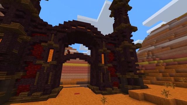 Красивый Портал в Ад в Майнкрафт (Nether Portal Timelapse) смотреть онлайн