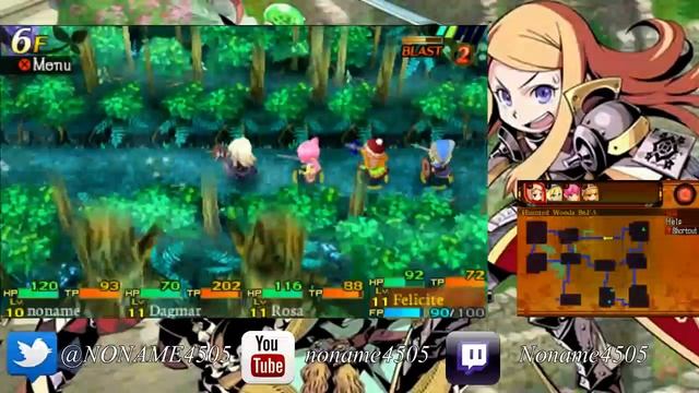Etrian Mystery Dungeon Let's Play Part 11 -Haunted Woods (part 2) смотреть онлайн