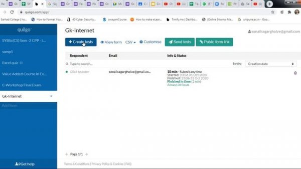 Quilgo Timer & proctoring for online Exam|Quiligo Add-on Google forms|camera & Timer for online qui