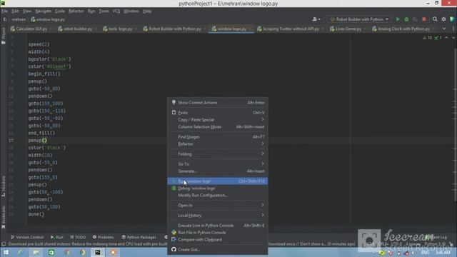 How to Create Microsoft Windows Logo in Python Language With Source Code смотреть онлайн