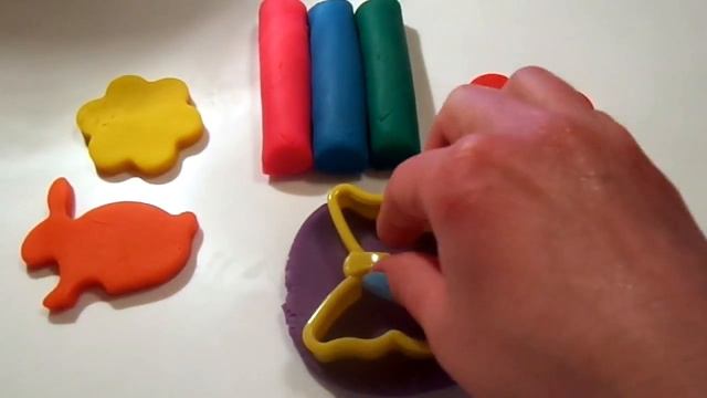Учим Цвета на английском языке для малышей с Play Doh Формочки животных Веселье для детей