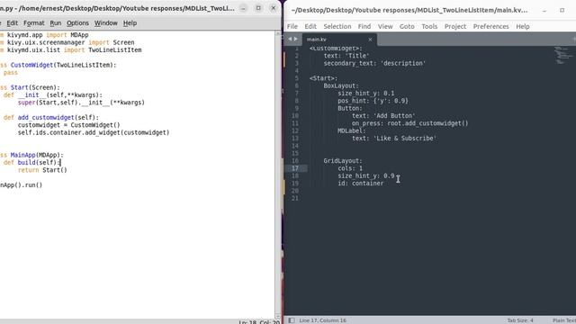 Kivy / KivyMD Advanced Dynamically added TwoLineListItems with Double tap event смотреть онлайн
