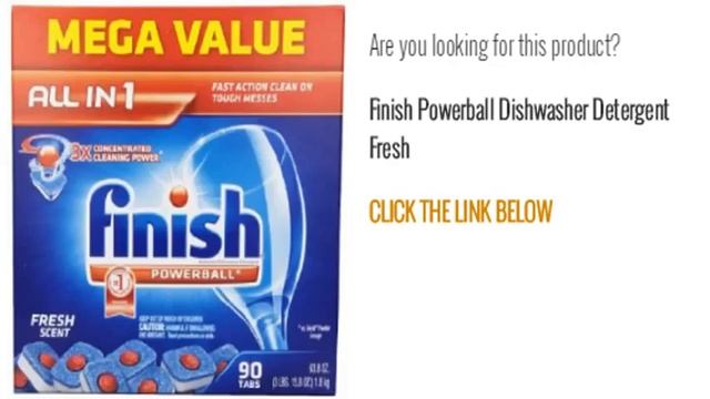 Finish Powerball Dishwasher Detergent Fresh смотреть онлайн