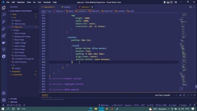 Create a Pizza Website Responsive (HTML, CSS, Java Script) #8 смотреть онлайн