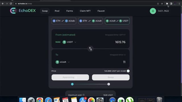 Активничаем в EchoDex testnet смотреть онлайн