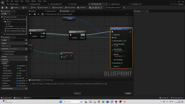 Блюпринт 6. Adding Batteries To The Inventory смотреть онлайн