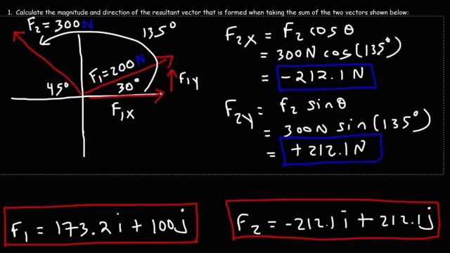 How To Find The Resultant Of Two Vectors