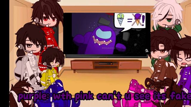 Among Us Alternate React To Themselves • Part 4 • Rodamrix • Gacha Reaction