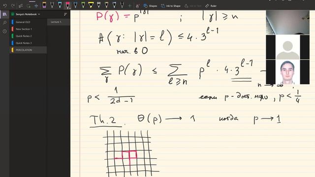 Semen Shlosman -- Phase transitions in percolation and statphysics 1 смотреть онлайн