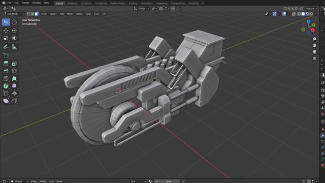Big Car Speed Modeling - Grid Modeler (blender addon) смотреть онлайн