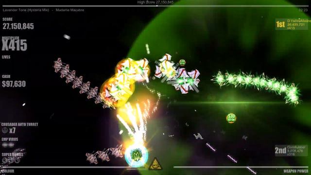 Beat Hazard 2: Zen+: No Deaths: Lavender Tone (Hysteria Mix) by Madame Macabre (World Record) смотреть онлайн