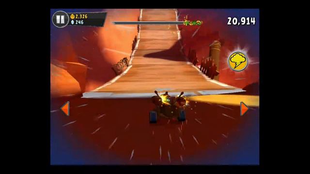 Angry Birds Go! Stunt Chapter Track 1 - Fruit Splat 5 [Gameplay Walkthrough] смотреть онлайн
