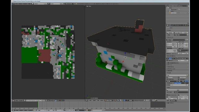 Optimizing voxels with Blender 2.79b смотреть онлайн
