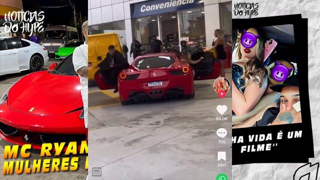 MC RYAN SP VIRALIZA COM MULHERES EM FERRARI! CONFIRA O VÍDEO ?? смотреть онлайн