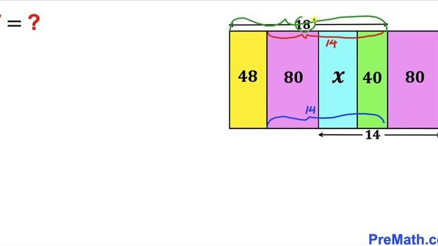 Find X | Calculate area of the Blue shaded rectangle | Important Geometry skills explained смотреть онлайн