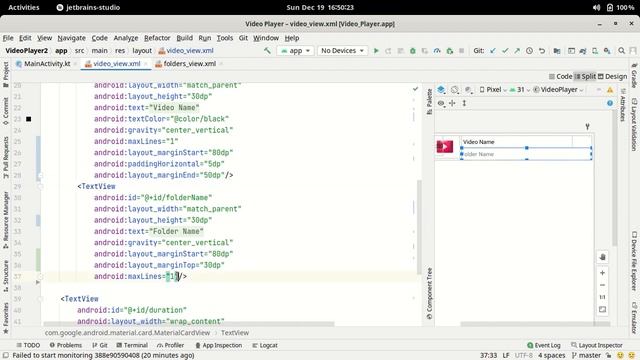 75.Android Material UI Implementation | MaterialCardView | Android Studio Kotlin смотреть онлайн