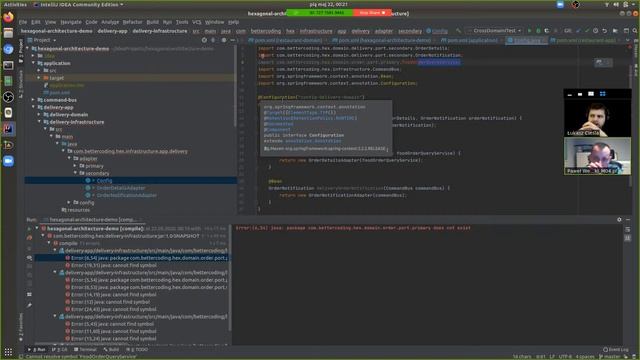 Hexagonal Architecture - Writing real domain example in Java & Spring #8 - Into microservices смотреть онлайн