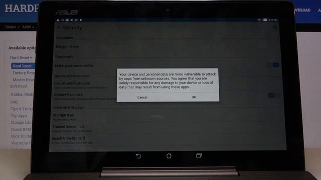 How to Allow Unknown Sources in ASUS ZenPad 10 – Allow Installation смотреть онлайн