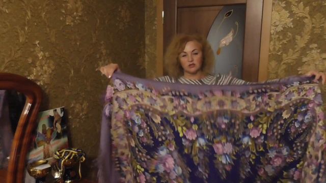 135 размер,продолжение #павловопосадская#шаль#платок#примерки#коллекция смотреть онлайн