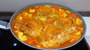 КУРИНЫЕ БЕДРА с Овощами ВКУСНО Просто и вся семья сыта! Быстрый Ужин