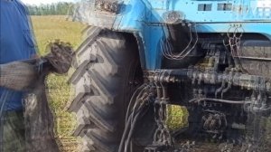 Как перевести жатку валковую прицепную ЖВП 9.1 из транспортного в рабочее положение за ПЯТЬ МИНУТ!