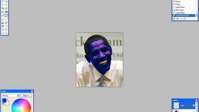 Paint.net Tuts / Lesson 4. How to change the hair and skin color смотреть онлайн