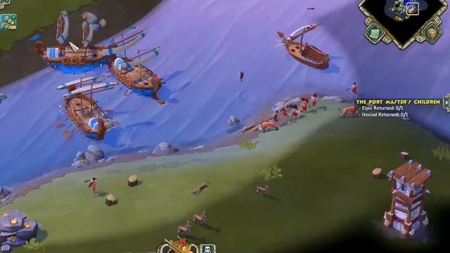 Let's play Age of Empires Online - Greek - 12 [ The port master's children ] смотреть онлайн