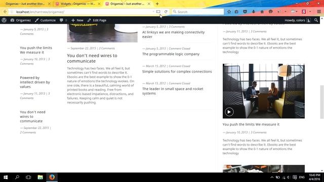 WP Origamiez How to create front page смотреть онлайн