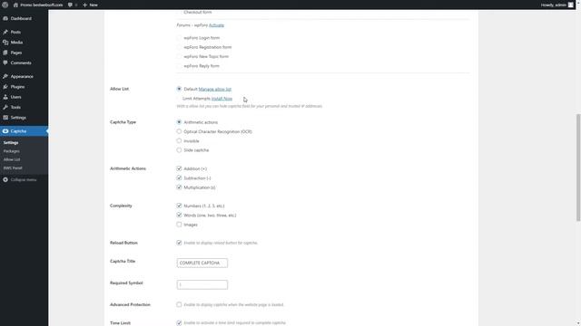 User Guide Captcha by BestWebSoft WordPress Plugin смотреть онлайн