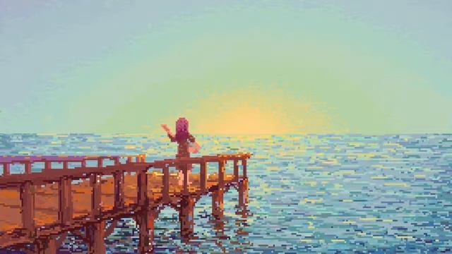 Kodakey - off the shore | pixel background animation смотреть онлайн