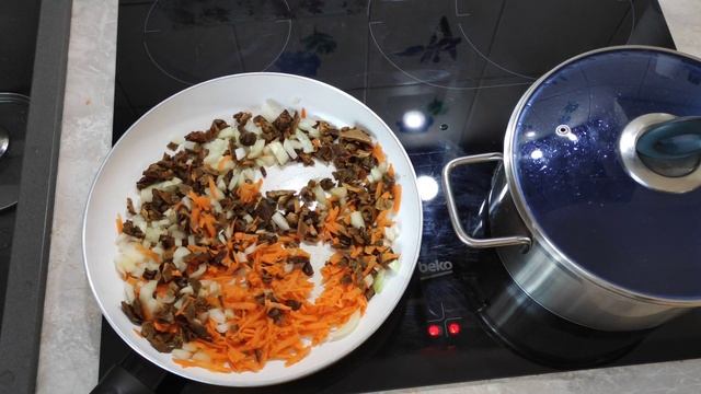 Грибной суп из белых грибов /Вкуснятская грибовница / Грибная юшка /Pilzsuppe /mushroom soup смотреть онлайн