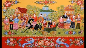 Городецкая роспись  5 класс ИЗО