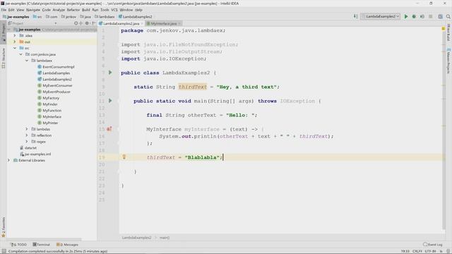 Java Lambda Expressions #3 - Variable Capture смотреть онлайн