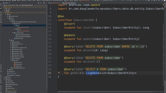 Criando a Camada de Dados - CRUD no Android com Room: CRIANDO UM APP DO ZERO смотреть онлайн