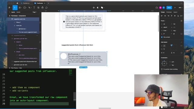[CHILL-CODING] Building an AI powered social media content generator - S01E06 - Figma/Design System смотреть онлайн
