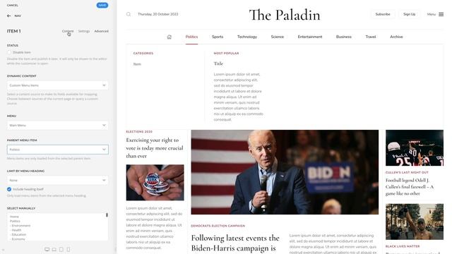 Using the Mega Menu Builder | YOOtheme Documentation (Joomla) смотреть онлайн