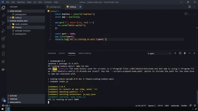 Coding NodeJS APIs (pt 1) - Learn how to build APIs with NodeJS & AWS смотреть онлайн