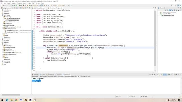 [JDBC #10] JDBC driver konfigurálása смотреть онлайн