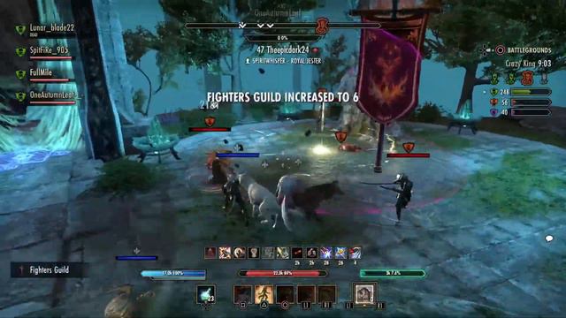 The Elder Scrolls Online - Epic 37-0 KD Battlegrounds Match - Insane WW Stamplar Build смотреть онлайн
