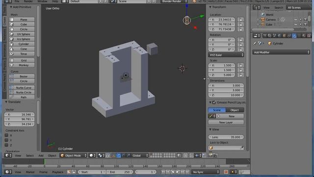 A VERY EASY WAY TO MAKE PROJECTS IN BLENDER * PROIECTARE IN BLENDER смотреть онлайн