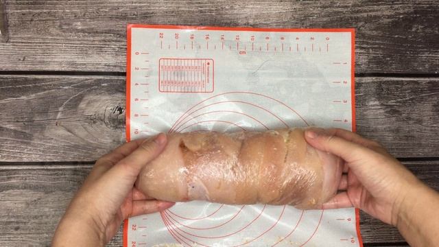 СОЧНЫЙ КУРИНЫЙ РУЛЕТ С ТВОРОЖНЫМ СЫРОМ!!