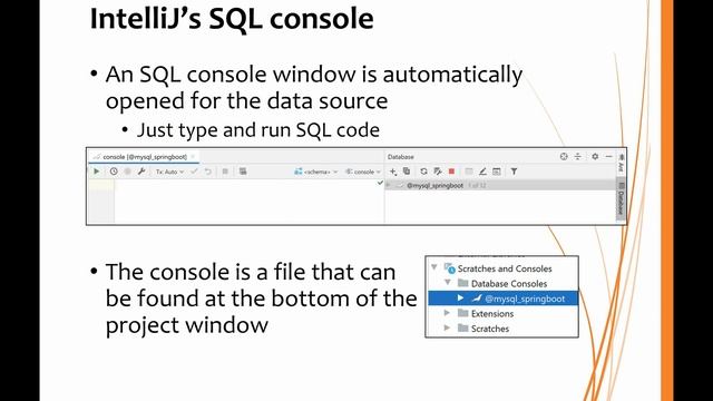 SQL Console in IntelliJ смотреть онлайн