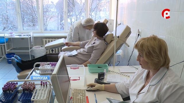 Акция по сдаче крови прошла в Вологде