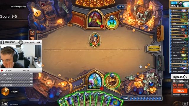Opponent At 21 HP. Full Board. And He Thinks He Wins смотреть онлайн